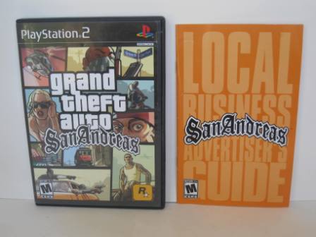 Grand Theft Auto: San Andreas (CASE & MANUAL ONLY) - PS2